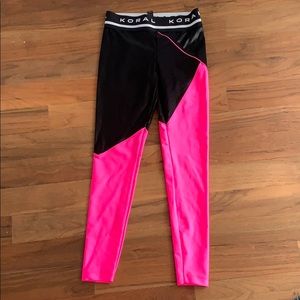 NEW Koral workout pants leggings size large